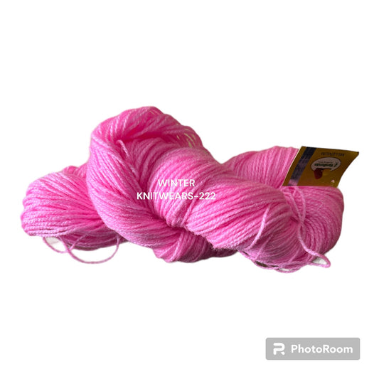 Vardhman Millenium Baby Soft Yarn DK Reverse twisted 4 ply 100gms-222