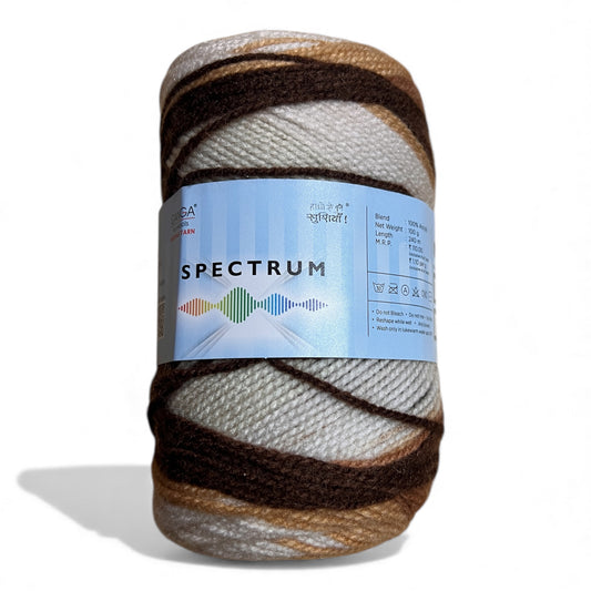 Ganga Spectrum Multicolour Yarns 100gms/ball.