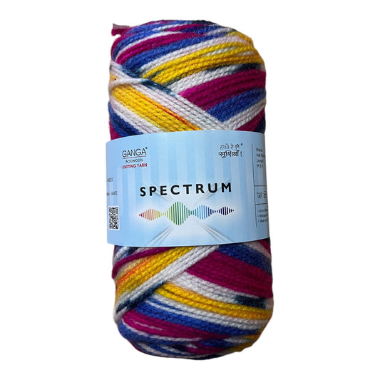 Ganga Spectrum Multicolour Yarns 100gms/ball