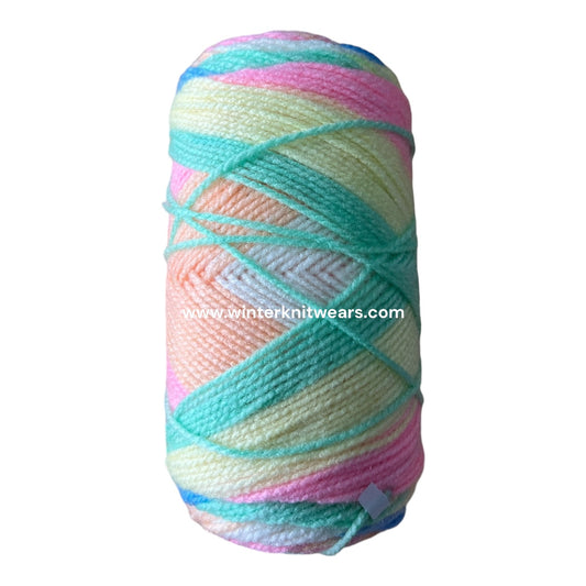 Ganga Spectrum Multicolour Yarns 100gms/ball.