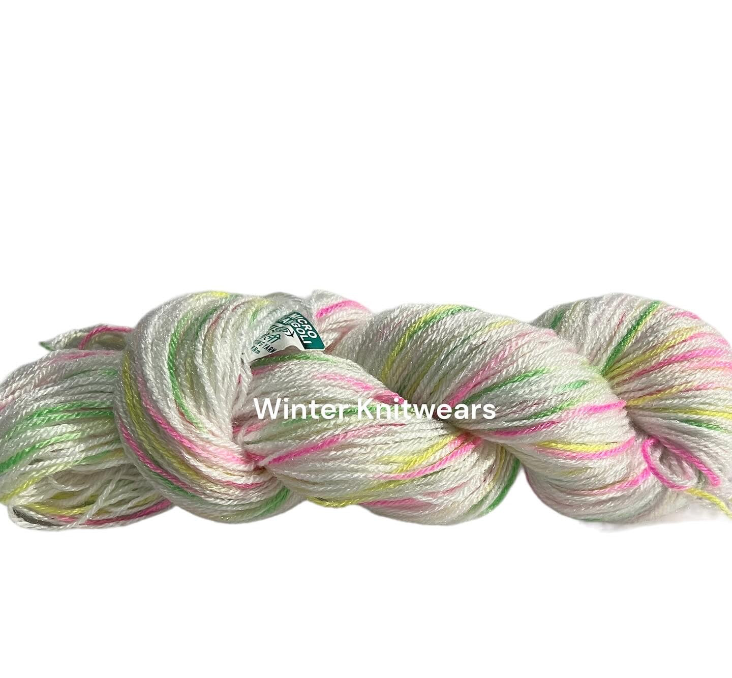 Oswal Micro Rangoli Multicoloured Yarns 4ply 100gms - 1