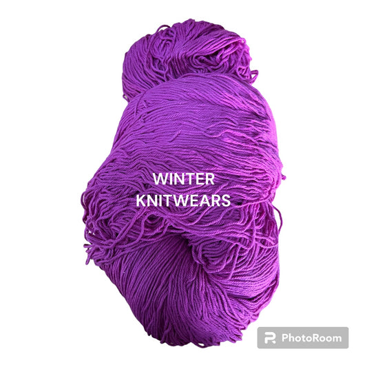 Winter Knitwears Cotton 4ply yarns 160gms/hank