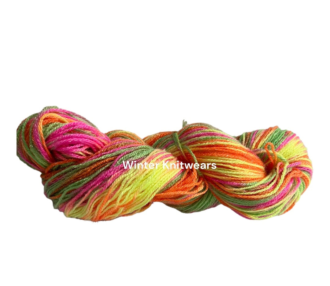 Oswal Micro Rangoli Multicoloured Yarns 4ply 100gms -44