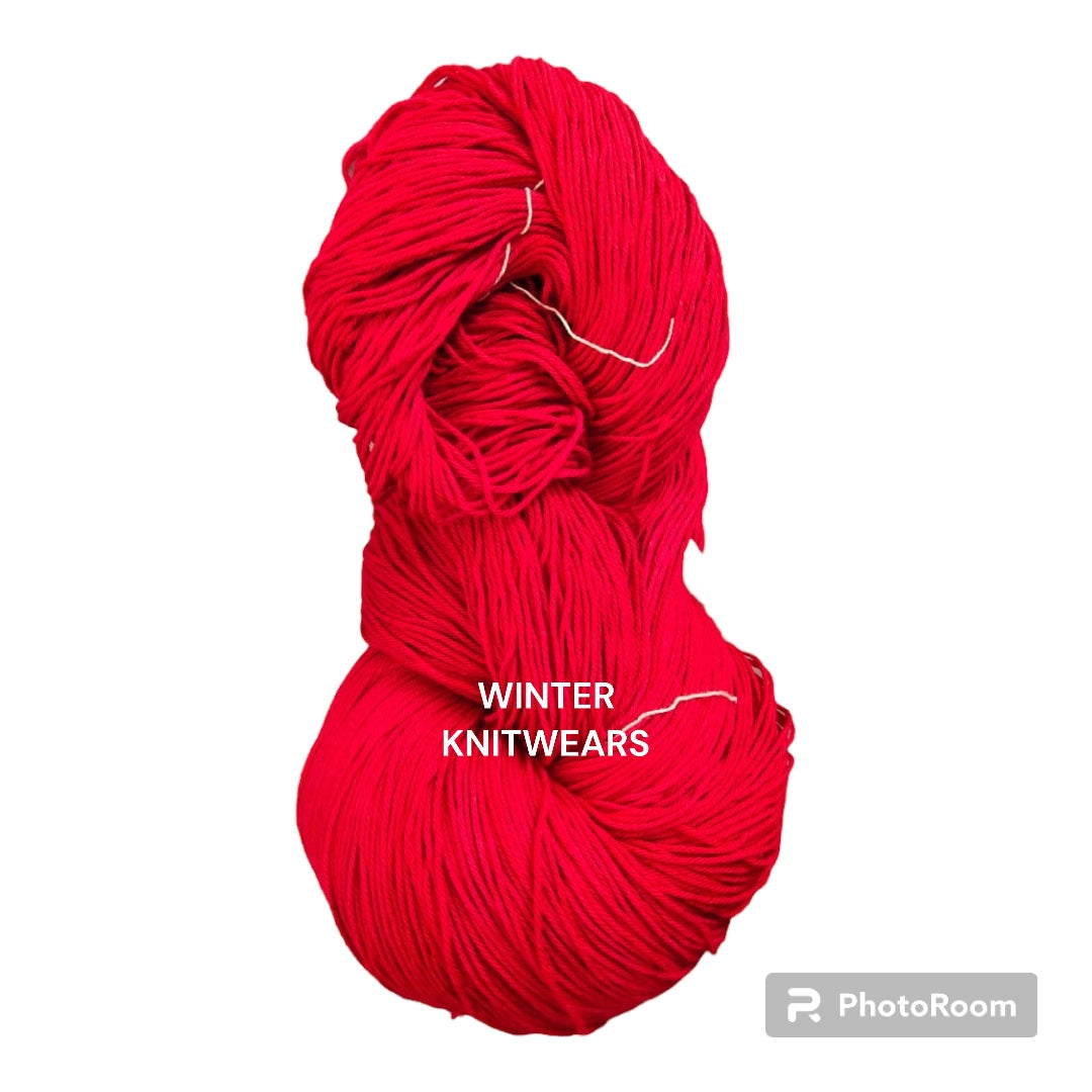 Winter Knitwears Cotton 4ply yarns 160gms/hank