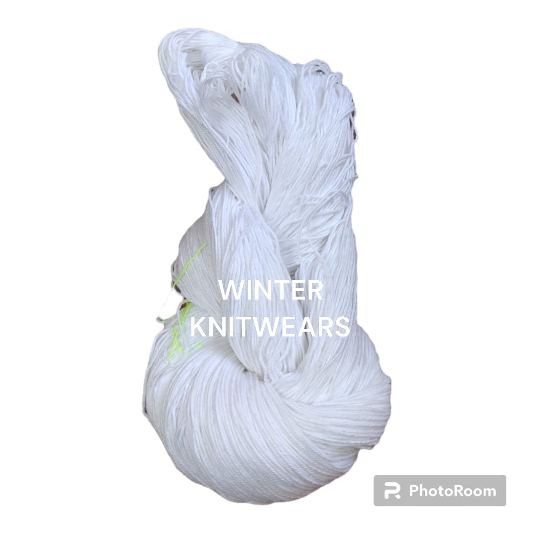 Winter Knitwears Cotton 4ply yarns 160gms/hank